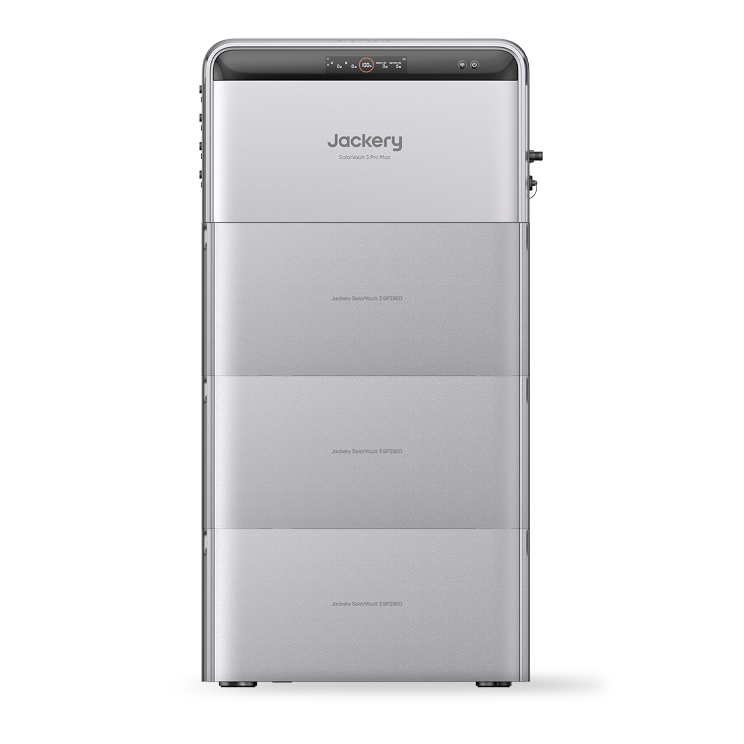 Комплект збереження енергії Jackery SolarVault 3 Вежа 10К Jackery SolarVault 3 Вежа 10K система безперебійного живлення 10.08 кВт·год на білому фоні