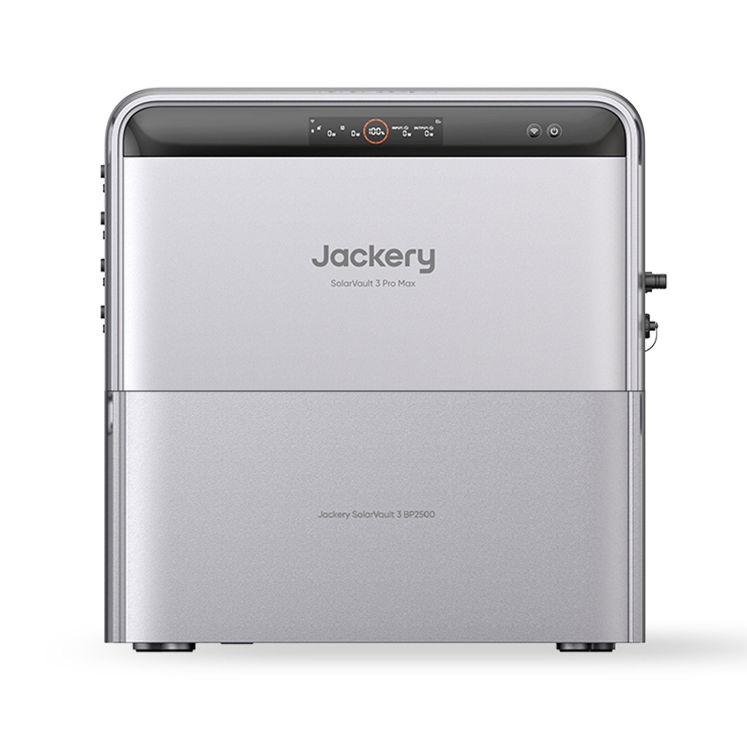 Комплект збереження енергії Jackery SolarVault 3 Вежа 5К Jackery SolarVault 3 Вежа 5K комплект збереження енергії 5.04 кВт·год на білому фоні